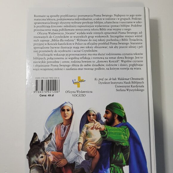 Biblia Dla Rodziny (Illustrated Polish Family Bible) - Hardcover - Picture 3 of 5